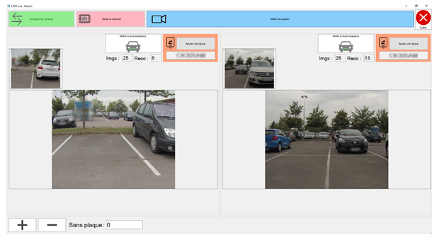 Interface du Rondier sur Tablette tactile